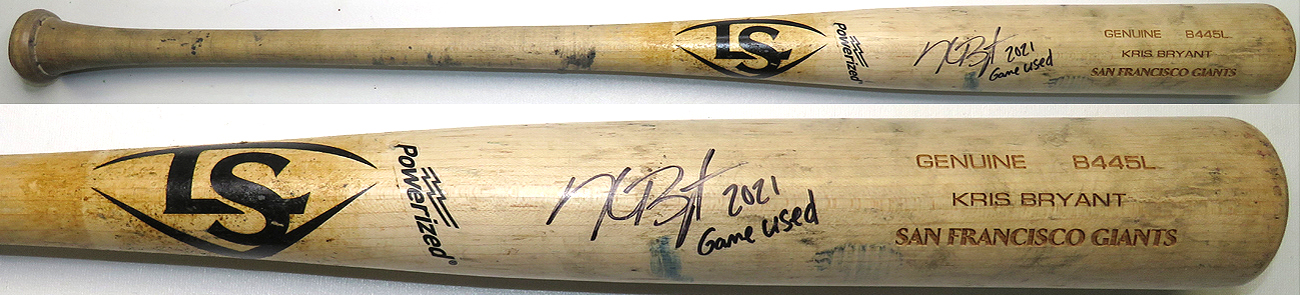 Kris Bryant Game Used Bat – J.T. Sports Game Used Bats