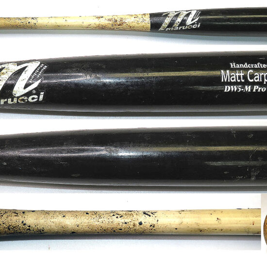 Matt Carpenter Game Used Bat – J.T. Sports Game Used Bats