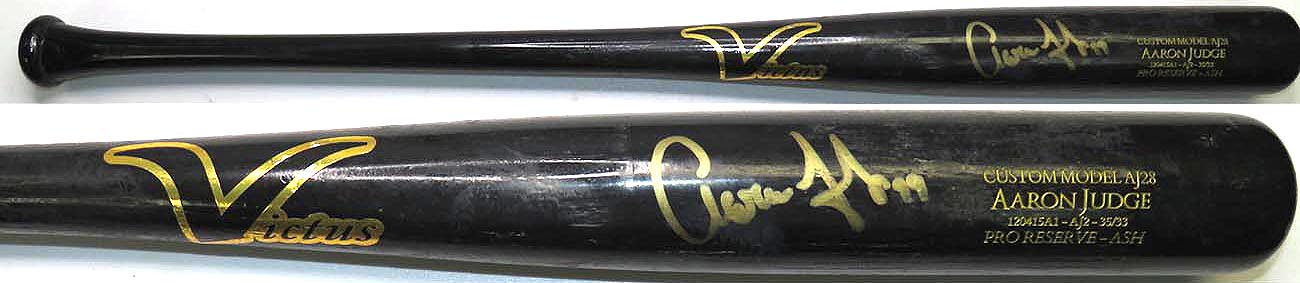 Aaron Judge Autographed Bat » Moiderer's Row Shop