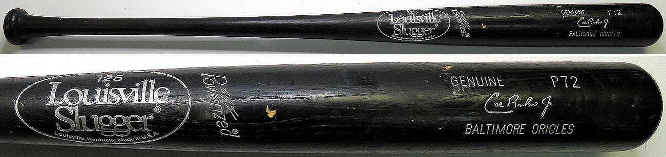 2000-2001 Cal Ripken Game Used Louisville Slugger P72 Model Bat