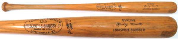 Mickey Mantle Game Used Bat
