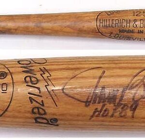 Johnny Bench Signed Game Used Bat