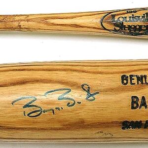 Barry Bonds Signed Game Used Bat