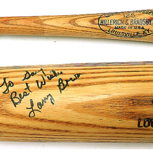 Larry Bowa Signed Game Used Bat